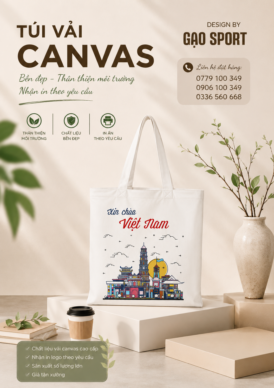 TÚI VẢI CANVAS 10