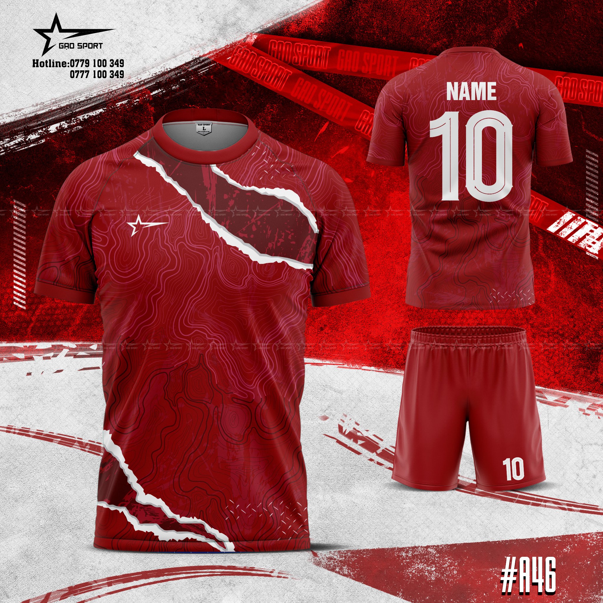 ÁO BÓNG ĐÁ THIẾT KẾ - ABD 275